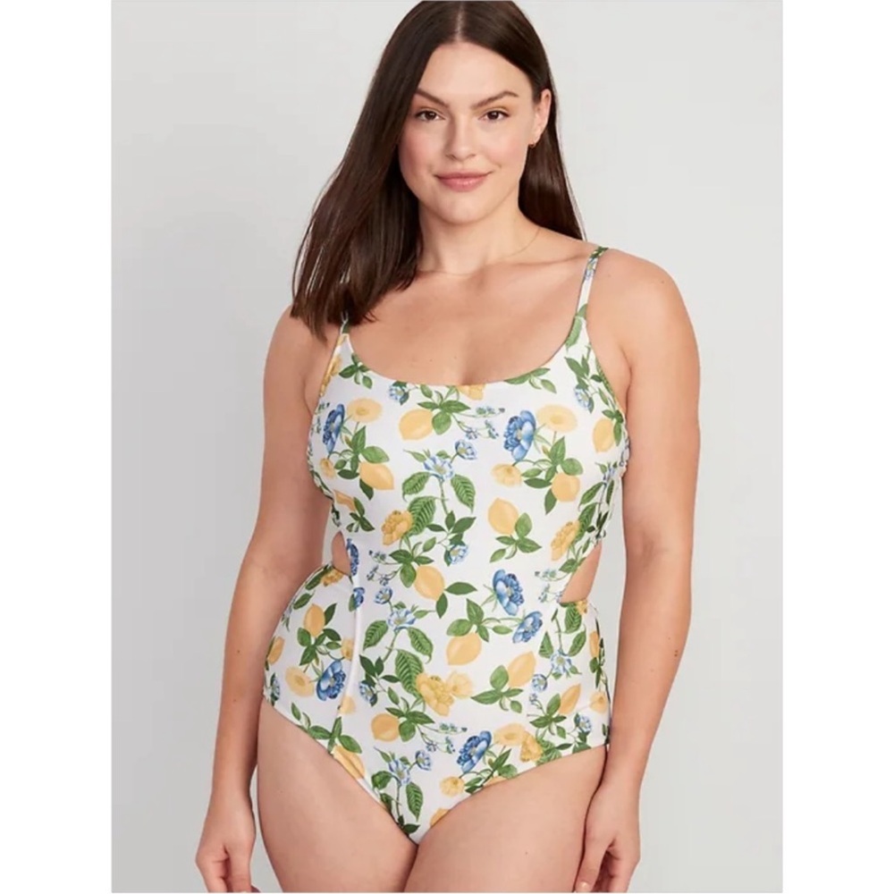 NWT Lemon Print Old Navy Swimsuit